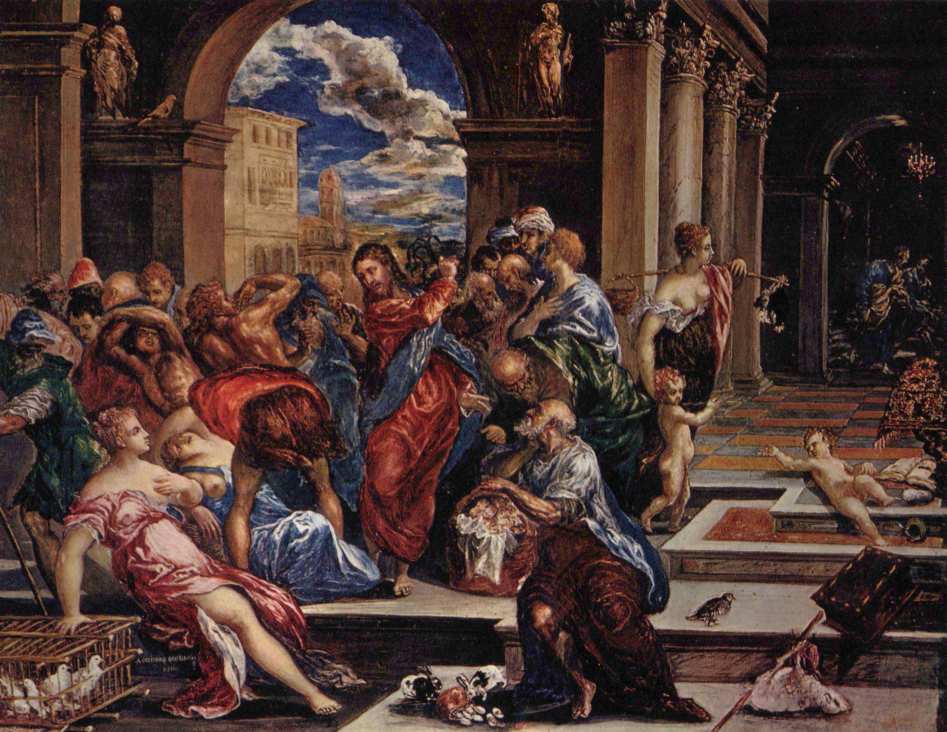 Christ Driving the Money Changers from the Temple